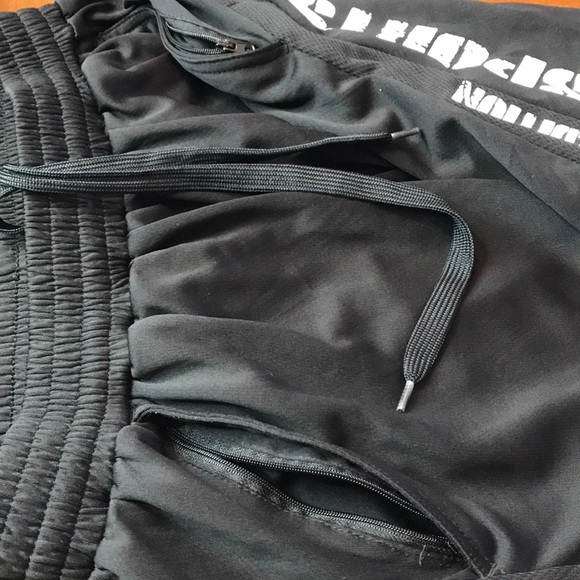 MM SPORT Swedish Black Athletic Shorts w Pockets M - Picture 3 of 6